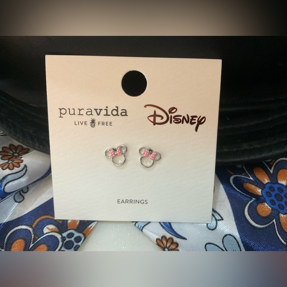 Pura Vida Jewelry Minnie Mouse Earrings New Puravida Disney Silver Poshmark